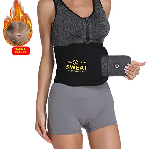 KIWI RATA Premium Waist Trimmer Stomach Belt for Women & Men Weight Loss
