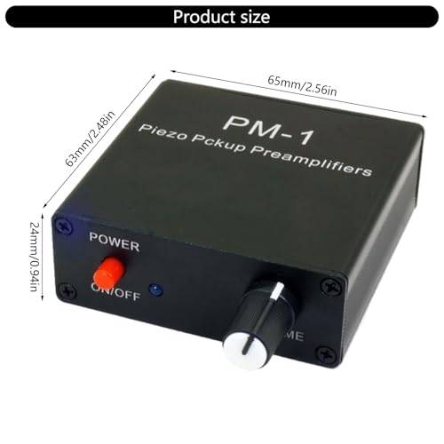 Préampli auditif piezo pour instrument de musique en studio de bureau - 3