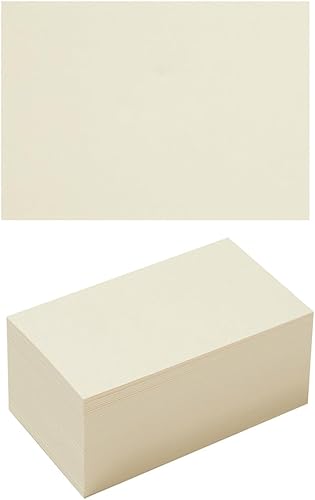 Miniatura 22 de Paquete de 100 tarjetas de papel grueso en blanco para invitaciones, tarjetas de felicitación, postales, fotos, papel grueso de 250 GSM