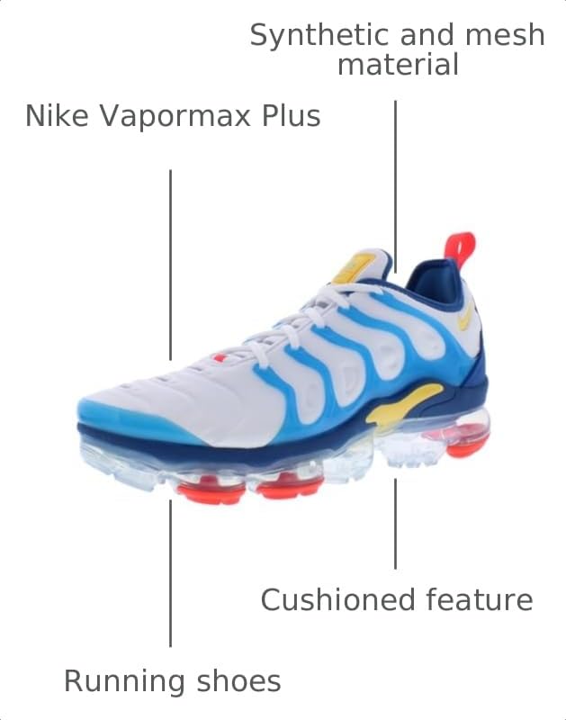 Image of Men's Blue /White Nike VaporMax Plus Running Shoes