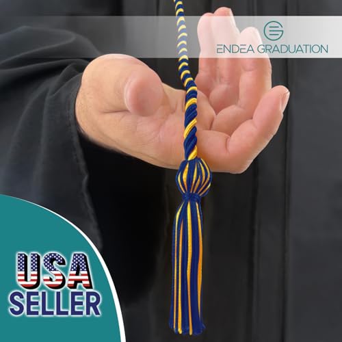 Image of Single Honor Cord Two-Color (Royal Blue /Gold)