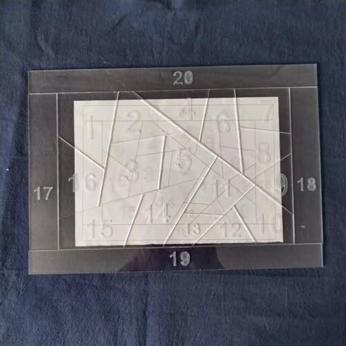 HONEYSEW Patchwork Quilting Template Handmade DIY Sewing Quilt Tool Coffee Table Mat Templates