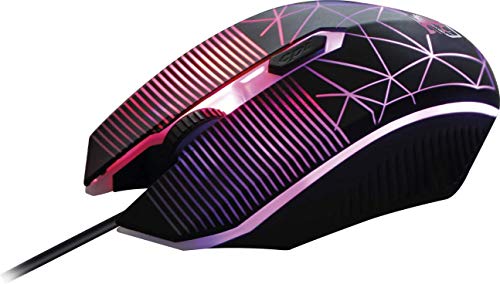 COMBO GAMER 4 EM 1 HEADSET CLEAR SOUND MOUSE 2400 DPI - CGSR41 - ELG, PRETO
