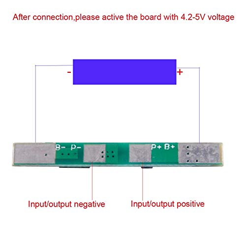 5pcs 1S 3.7V 3A li-ion BMS PCM battery protection