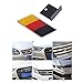 Bandera alemana Grille Emblema Insignia para Volkswagen Scirocco Golf 7 Golf 6 Polo GTI VW Tiguan para Audi A4 A6 Accesorios para automóviles 1pc Kühlergrill