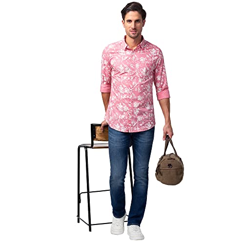 Image of Spykar Full Sleeves Slim Fit Shirt for Men