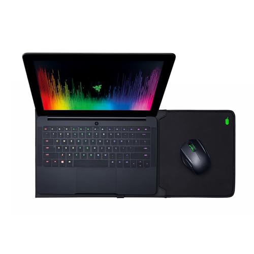 Protective Sleeve V2 - Custodia protettiva per laptop e notebook fino a 13,3 pollici (esterno robusto, materiale interno utilizzabile come superficie per il mouse, 350 x 260 mm) Nero - Gadget - Immagine 11