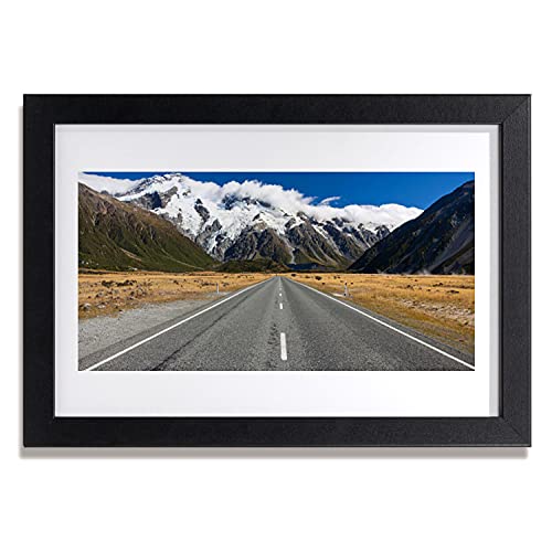 Photo cadre en mdf décoration murale affiche encadrée paysage montagne 30x20