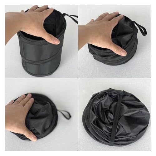 Contenedor de basura para coches compacto y bolsa impermeable plegable 4