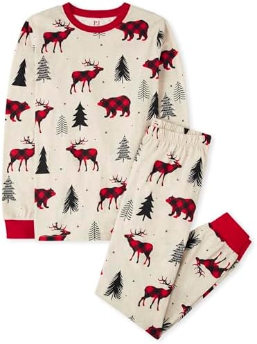 The Children's Place unisex-baby Family Matching, Christmas and Holiday Pajama Sets, Cotton
