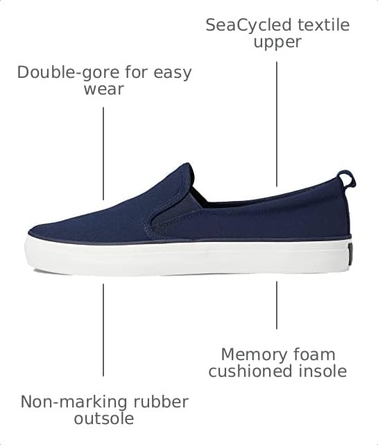Image of Sperry Women's, SeaCycled Crest Twin Gore Canvas Sneaker