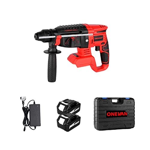 TEMSOOM ONEVAN 2000W 4-Funktions-bürstenloser Akku-Elektro-Schlagbohrschrauber Bohrhammer-Schlagbohrmaschine mit Akku…