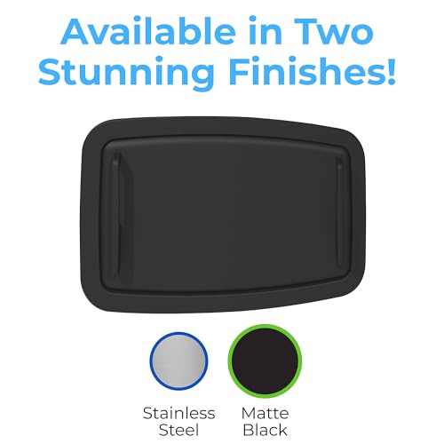 Image of Koala Kare Baby Changing Station Horizontal Recessed-Mounted, Model KB310- SSRE-MBLK (Matte Black)