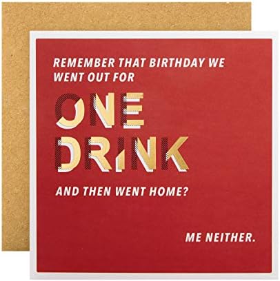 Hallmark Birthday Girl Card - Funny Photographic Prosecco Design