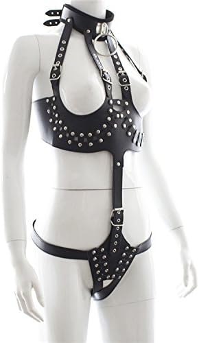 Body Harness Full for Women Garter Belts Set Strappy Adjust Bondage Chest Harness Cage Bra Punk Art