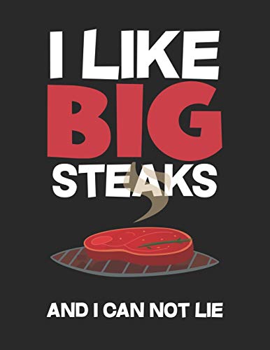 Mein Grillbuch: ♦ deine eigenen Grillrezepte auf einen Blick ♦ Vorausgefülltes Grillprotokoll für deine eigenen Rezepte und Fleisch-Kreationen ♦ ... ♦ Motiv: I like big steaks 8 (German Edition)