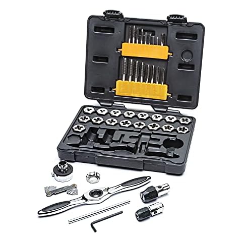 GearWrench 3886 42 Piece Ratcheting Tap and Die Set Metric in Case Cover