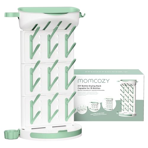 momcozy Premium Babyflaschen Trockenständer – Vertikaler Flaschenhalter...