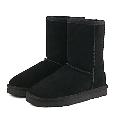 AUSLAND Genuine Suede Women's Classic Snow Boots Waterproof Winter Boot3