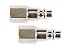 Primefit IP1414FS-2 1/4-Inch Industrial Steel Plug Set with 1/4-Inch Female NPT, 2-Piece