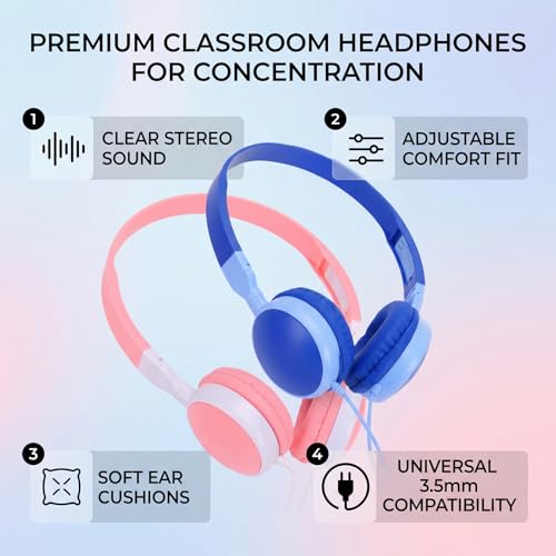 Auriculares para niños para estudiantes que buscan ligereza y confort 4