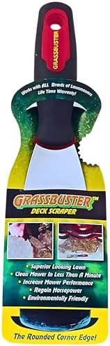 Global Climate Alliance Lawn Mower Deck Scraper Tool – Heavy-Duty, Long-Lasting Blade with Rubber Handle for Easy Grip – Removes Grass & Debris Effortlessly by Flyleaf PRO