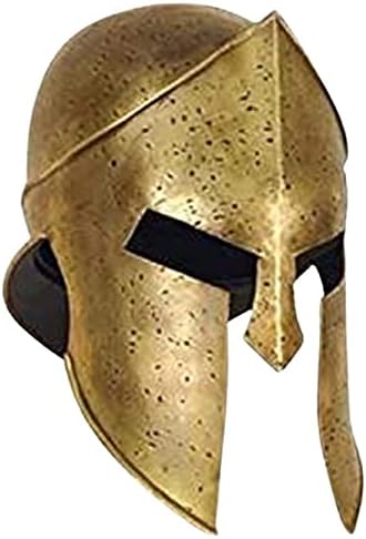 NauticalMart 300" Spartan Greek Helmet - Official Replica - Brass Antiqued - One Size