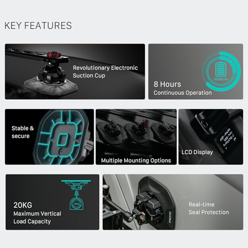 TILTA Multi-Functional Mounting Bracket for 4.5 inches Electronic Suction Cup Camera Suction Mount - Image 3