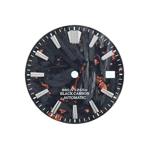 1pc ���v�_�C���� 28.5 �~�����[�g���J�[�{���t�@�C�o�[ GS MOD ���i���c 9015/ETA2824 �^�� BGW9 C3 ���(C-rose silver index,MIYOTA 9015 movement)