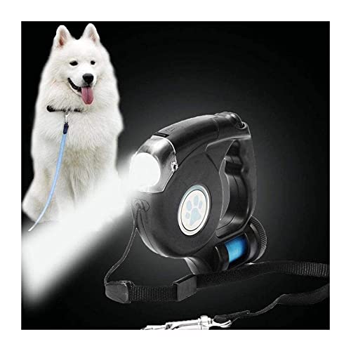 Laisse rétractable pour chien jaune pour sécuriser les sorties de nuit - 4