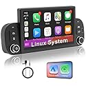 RUXYAXFOL Autoradio für FIAT Panda 2013-2020, Unterstützung drahtlos/verkabelt Carplay/Android Auto+Mirror Link, Radio Unterstützung AM/FM/RDS/USB, BT,DSP,7 Zoll HD Touchscreen Autoradio