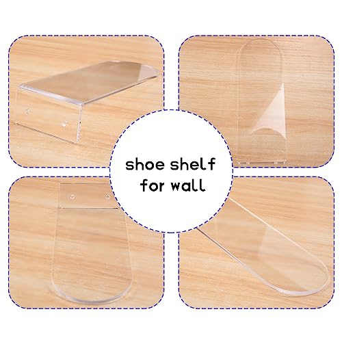 Présentoir à chaussures flottant : étagère murale pour 6 baskets - 4