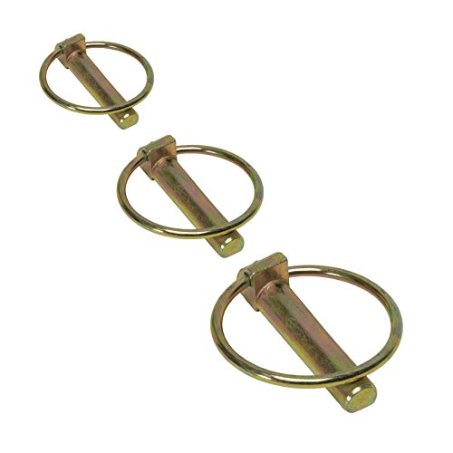 Home.smart 10 x Linch Retaining Pins, 9.5 x 70mm Lynch for Tractors, JCB's, Trailers & Machinery