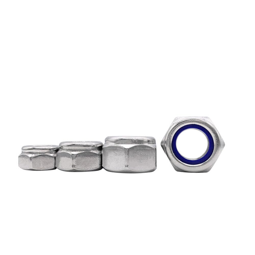 SS316 - Tuercas de bloqueo hexagonales de acero inoxidable DIN985 (10, M30)