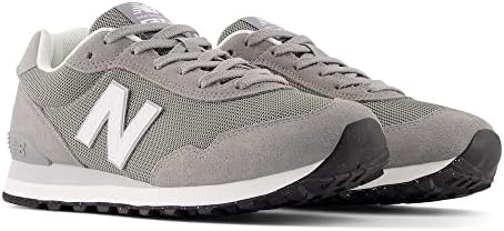 New Balance Men's 515 V3 Sneaker, Slate Grey/White/Aluminum Grey, 10 - 3