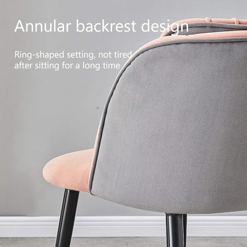Chaise en velours avec dossier ergonomique anti mal de dos - 5