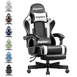 Gaming Chair for Adult Gaming Chairs-Video Game Chairs with Headrest