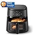Philips Air Fryer 2000 Series 6.2L – Healthy Frying with RapidAir Technology, 13 Cooking Programs, Touchscreen, Viewing Window, Up to 90% Less Fat, Dishwasher Safe (NA230/09)
