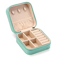 ZPROW Travel Jewelry Case, Small Jewelry Box for Women, Earring Organizer