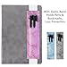 PU Leather Pen Holder, Adjustable Elastic Band Pen Pouch, Business Signature Pen Fountain Pen Pouch, Pen Sleeve Pouch for Notebook Hardcover Journals (Marble-Pink)