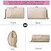 Wytidian Clutch Purses for Women Formal Evening Clutch Purse Shoulder Cross Body Bags for Wedding Party Handbag with Tassel (Champagne Gold)