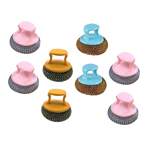 HAWILLOSCH 8Pcs Wire Dish Washing Brush Multifunctional Kitchen Scrubber for Dishes Pots and Pans Durable Tool for Removal