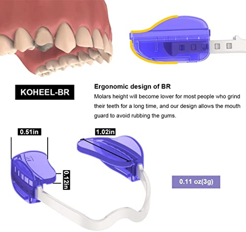 KOHEEL Night Guard Adjustable, Dental Guard Stops Bruxism, 2 Count (1 Pack) - Image 7