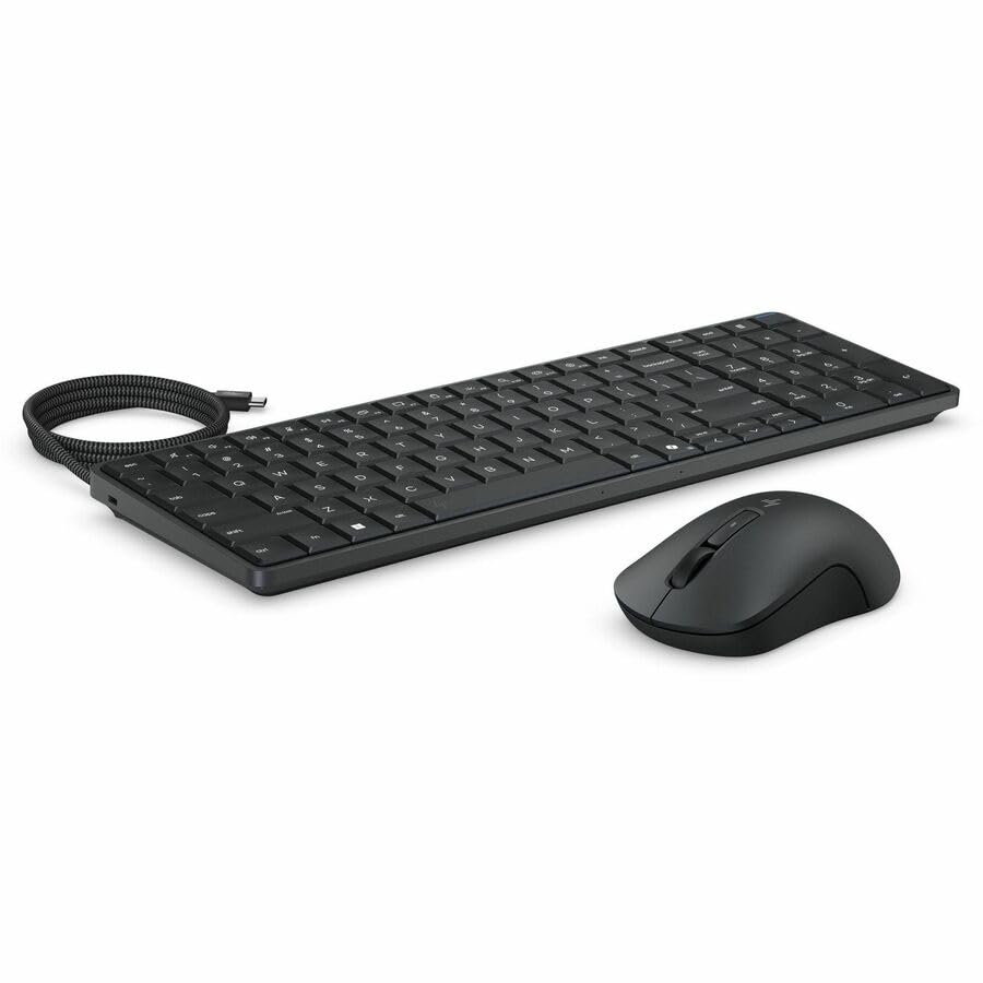 Image of HP EliteBoard G1a Next Gen AI PC Desktop with Attached Cable