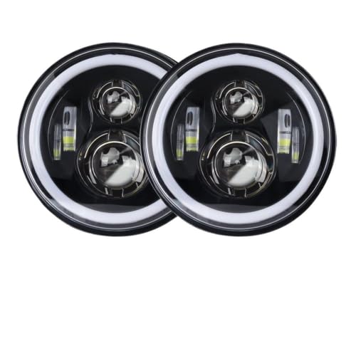 Bombilla LED para coche de 7 pulgadas mejora la visibilidad nocturna en Wrangler y Hummer