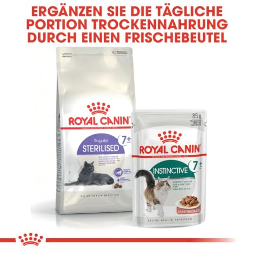 ROYAL CANIN STERILISED 7+ Trockennahrung für Katzen – 0.4 kg