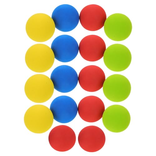 KOMBIUDA 18 Piezas Bolas de Golf de Colores Suaves de EVA Ligeras y para Práctica Interior y Exterior Accesorios de Entrenamiento para Golf