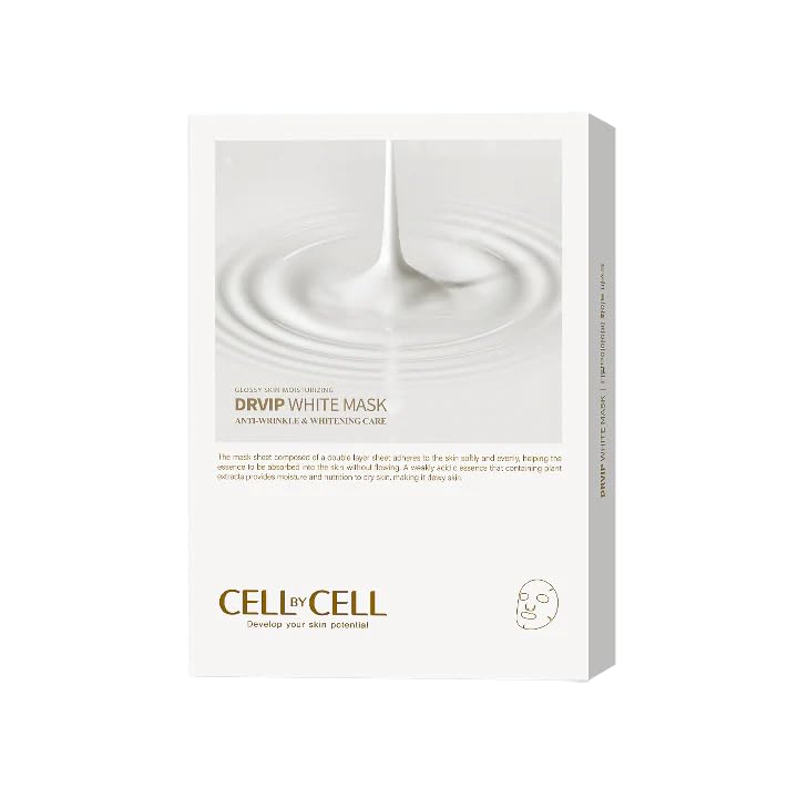 DRVIP White Mask | Emergency Treatment Face Mask To Rejuvenate Lackluster Skin | Pack of 5