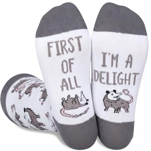 Cadeau possum original avec ces chaussettes de Noël et d'anniversaire