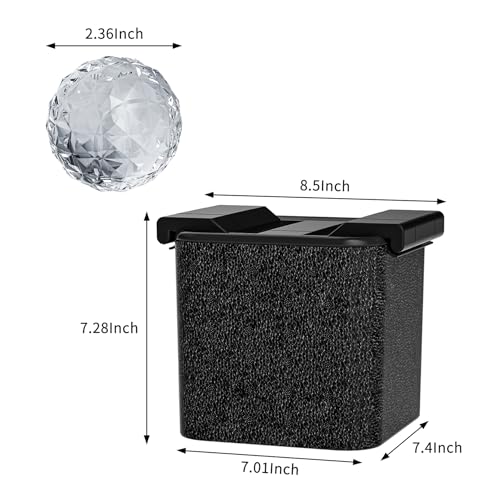 Molde para Hielos Ronda Transparente de Silicona Bangp miniatura 4